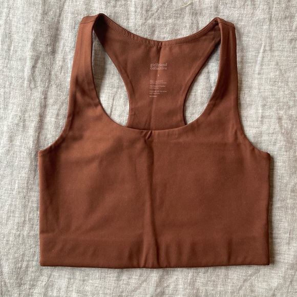 Girlfriend Collective Paloma Racerback Bra in Earth, size small (NWOT) - Picture 3 of 5